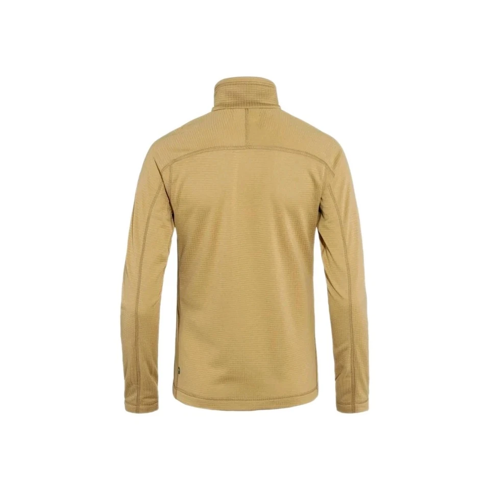 Fjallraven Abisko Lite Womens Half Zip Fleece, Size Large, Beige BNWT - Image 2 of 3