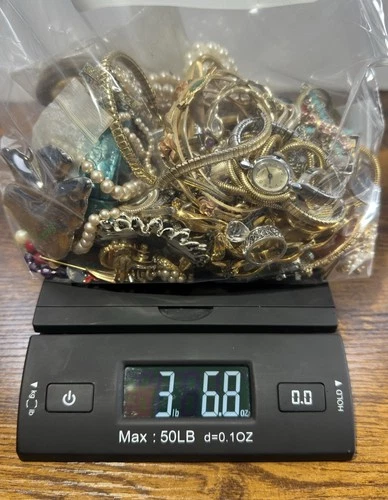 Vintage to Modern Costume Jewelry Bulk Lot - 3 lb 7 oz - Could Be Gold? READ