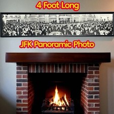Vintage President JFK Photograph Mayflower Hotel Prayer Breakfast Frame Yardlong