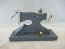 Vintage Wooden Handmade Sewing Carved Decoration