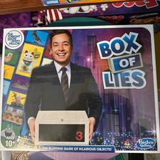 BOX of LIES Party Board Game Jimmy Fallon 100 COMPLETE 2018