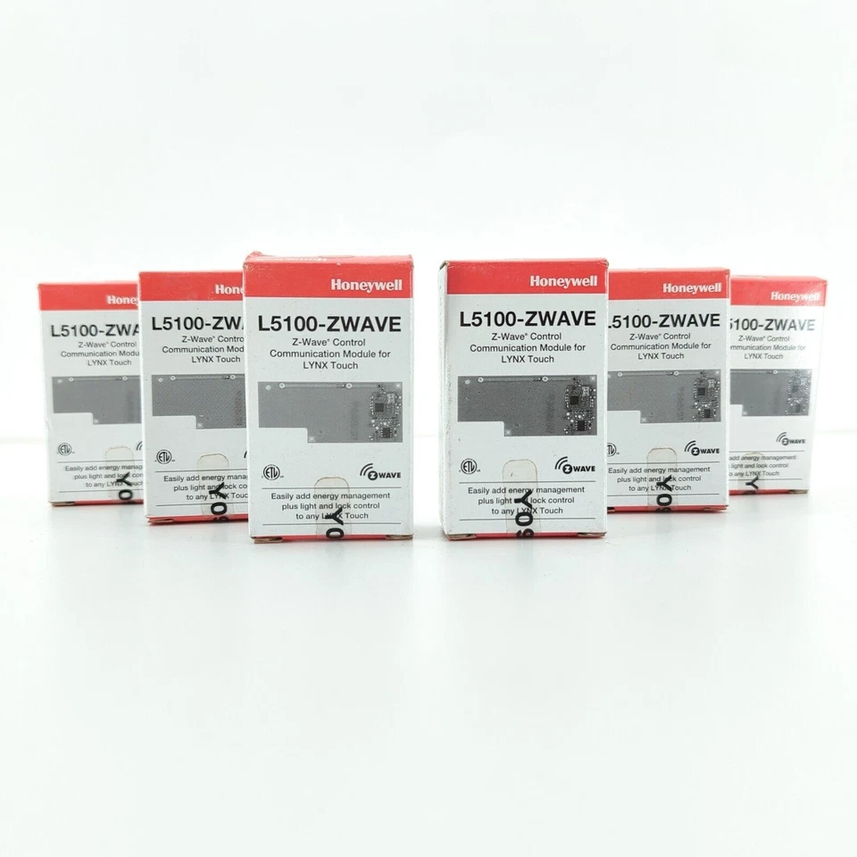 Honeywell Ademco L5100-ZWAVE LYNX Touch Control Communication Module Set 6 NEW - Image 2 of 4