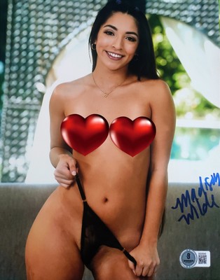 Madison Wilde Autogramm / Signiert / Signed 8x10 Foto - Erotik Model BAS Beckett