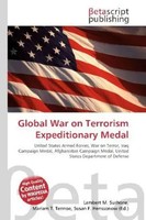 Global War On Terrorism Expeditionary Medal Lambert M. Surhone (U. A.) Buch 2026