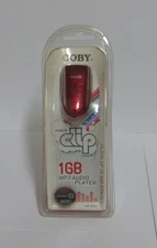 NEW Vintage 2007 Coby MP3 Clip 1GB MP3 Audio Player MP-C582 SEALED