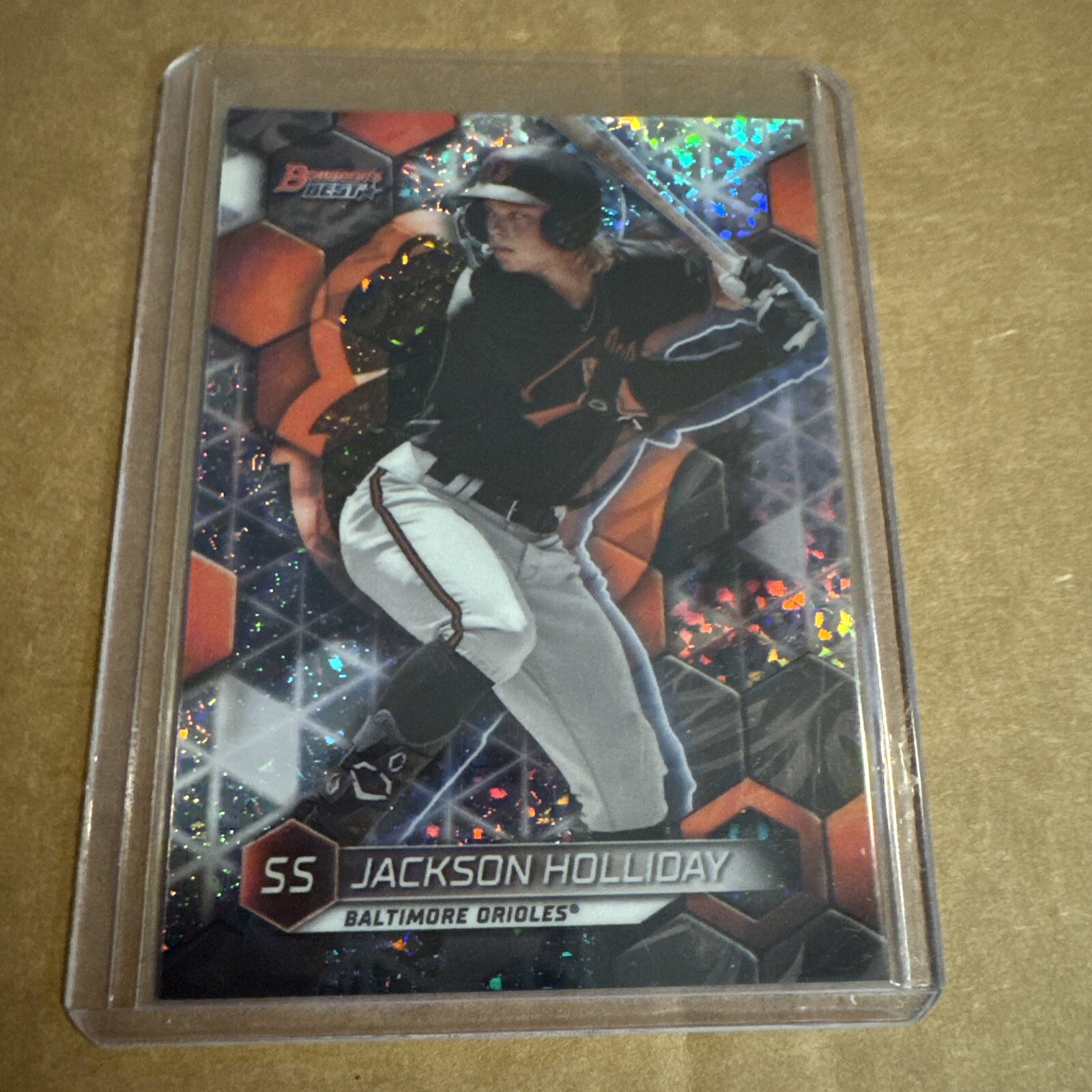 2023 Bowman’s Best Jackson Holliday Mini Diamond Refractor # 033/299🔥