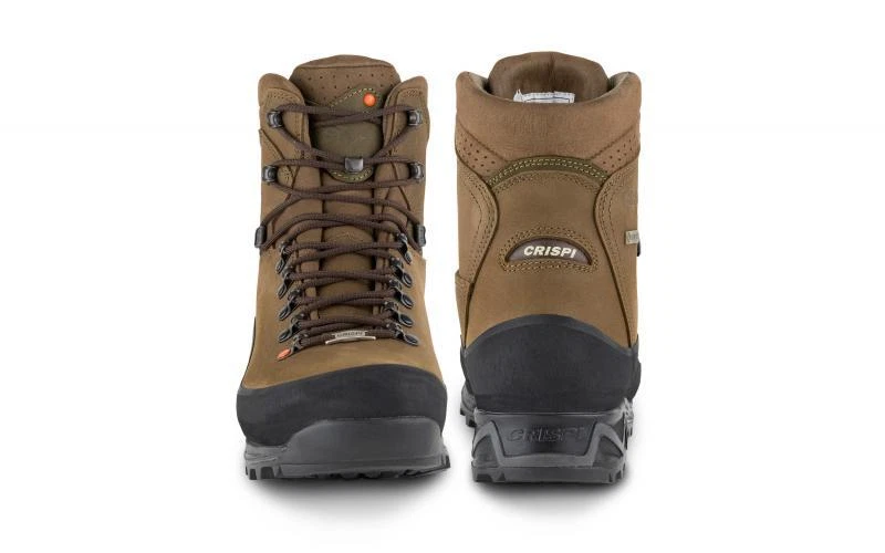 Scarpe CRISPI Nevada Legend EFX Gore-tex Forest Pelle Nabuk Marrone - Immagine 3 di 4
