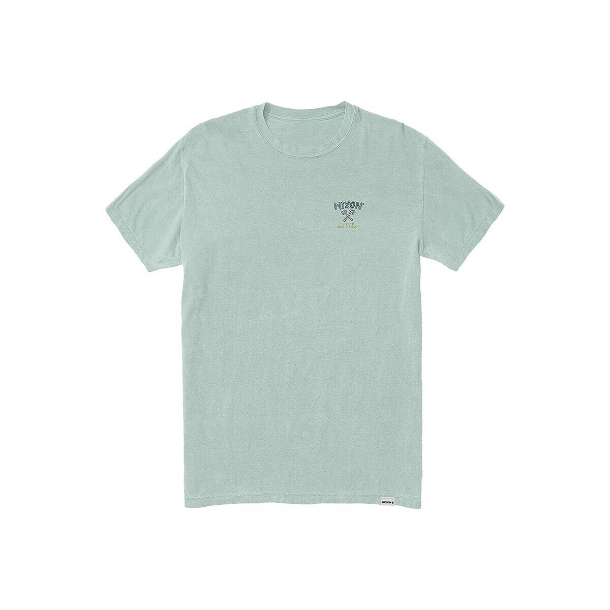 Мужская футболка с принтом морской пены Nixon Logger синего цвета S2800-3191 цена за 30 4690₽