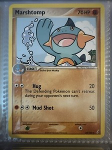 Nintendo Pokemon Marshtomp 2006 EX Crystal Guardians Uncommon 38/100 NM