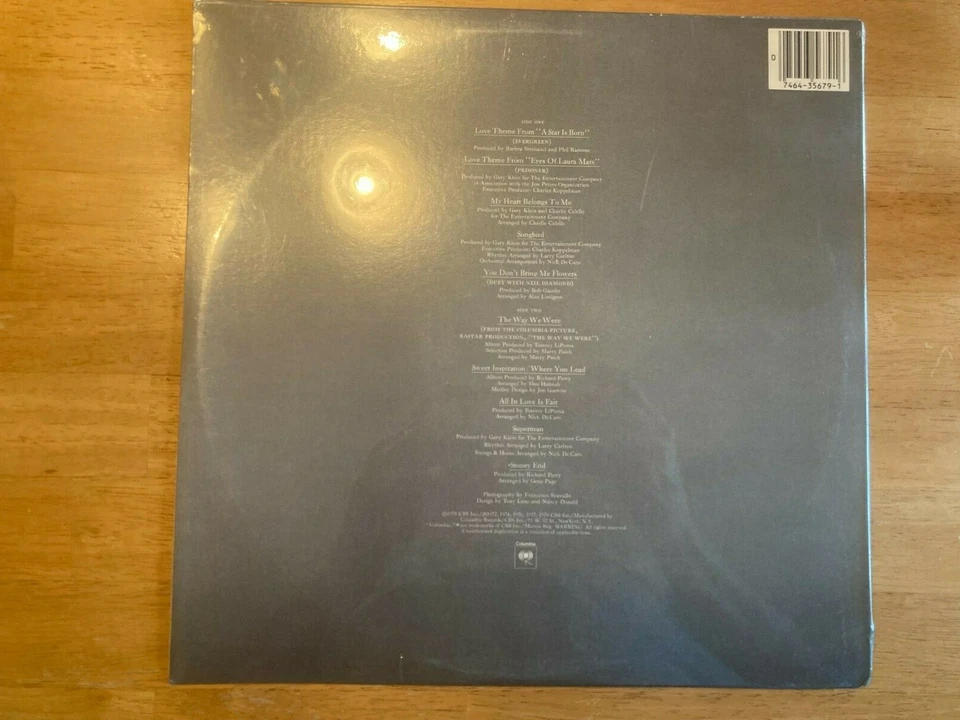 Barbara Streisand's Greatest Hits Volume 2 1978 Album LP - Image 2 of 2