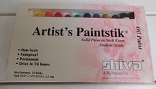 Shiva Artists Paintstik Student Grade Solid Paint Stick Set 121501 New Free Ship