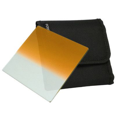 FOTGA 4''x4'' 100mm Square Graduated Brown Filter for DP3000 Matte Box Holder Hot