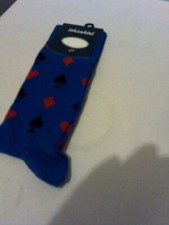 Skarpety - Jedna para Męskie Rozmiar 6-11 marki Sokischtal - Zestawy kart na niebieskiej skarpetce