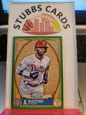 2021 Topps Gypsy Queen Green #15 Andrew McCutchen Philadelphia Phillies