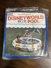 Super Rare IDEAL Inflatable Disney World Pool, NEW In Sealed Bag 65”x14”, Pirate