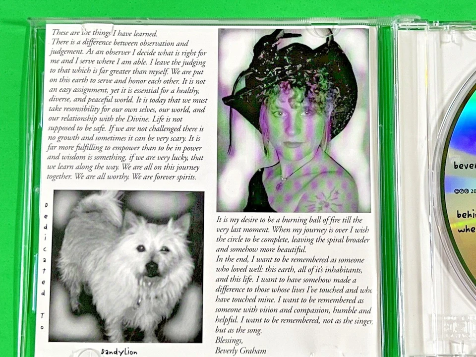 Behind the Door Where I Live by Beverly Graham CD 2002 VG+ New Jewel Case Nice Foto 4 de 4