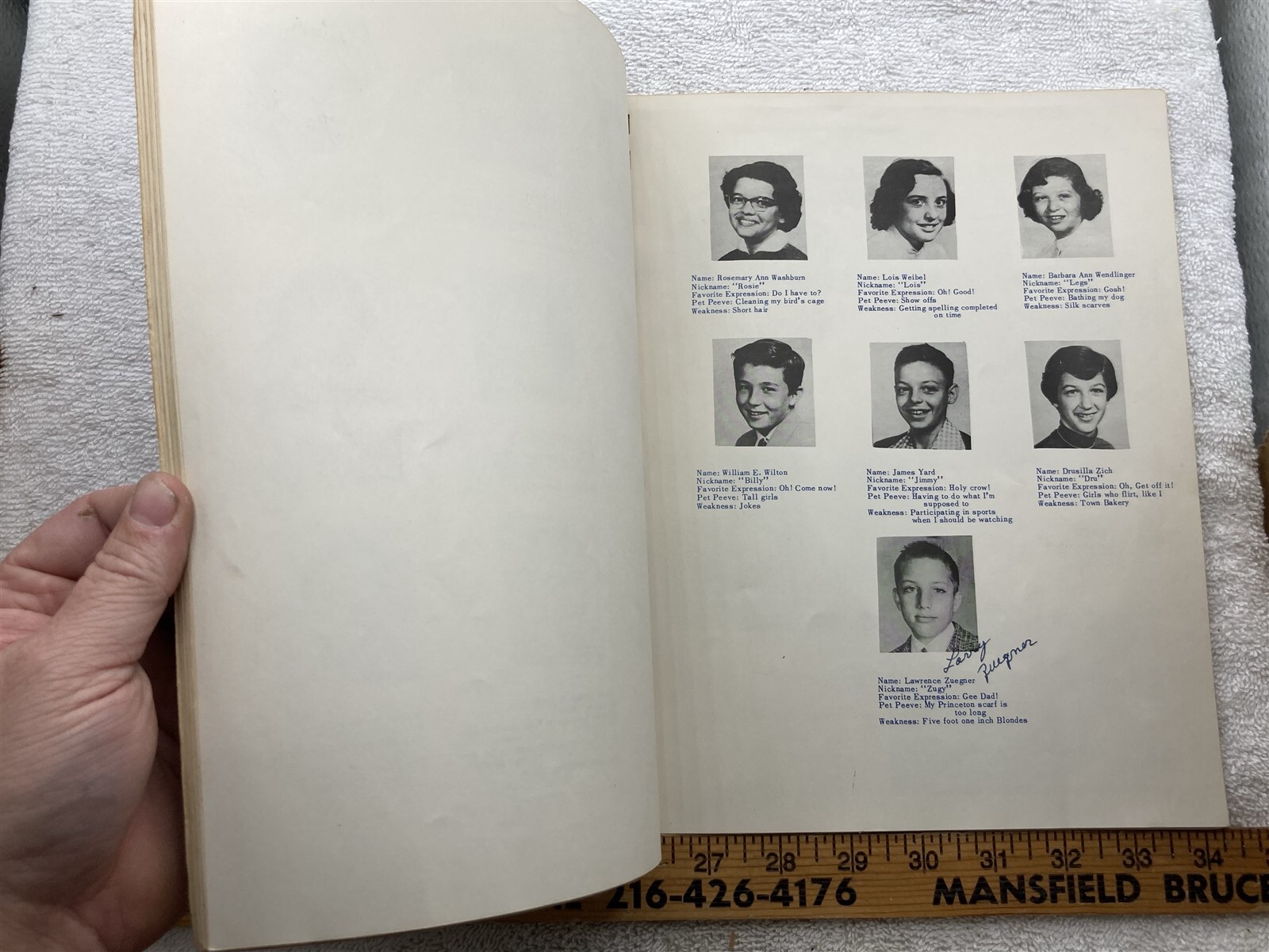 1956 Flemington Raritan Elementary School Yearbook 1960 High New Jersey