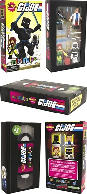 G.I. Joe Ninja Force Minimates New York Comic Con 2022 exclusive VHS box set