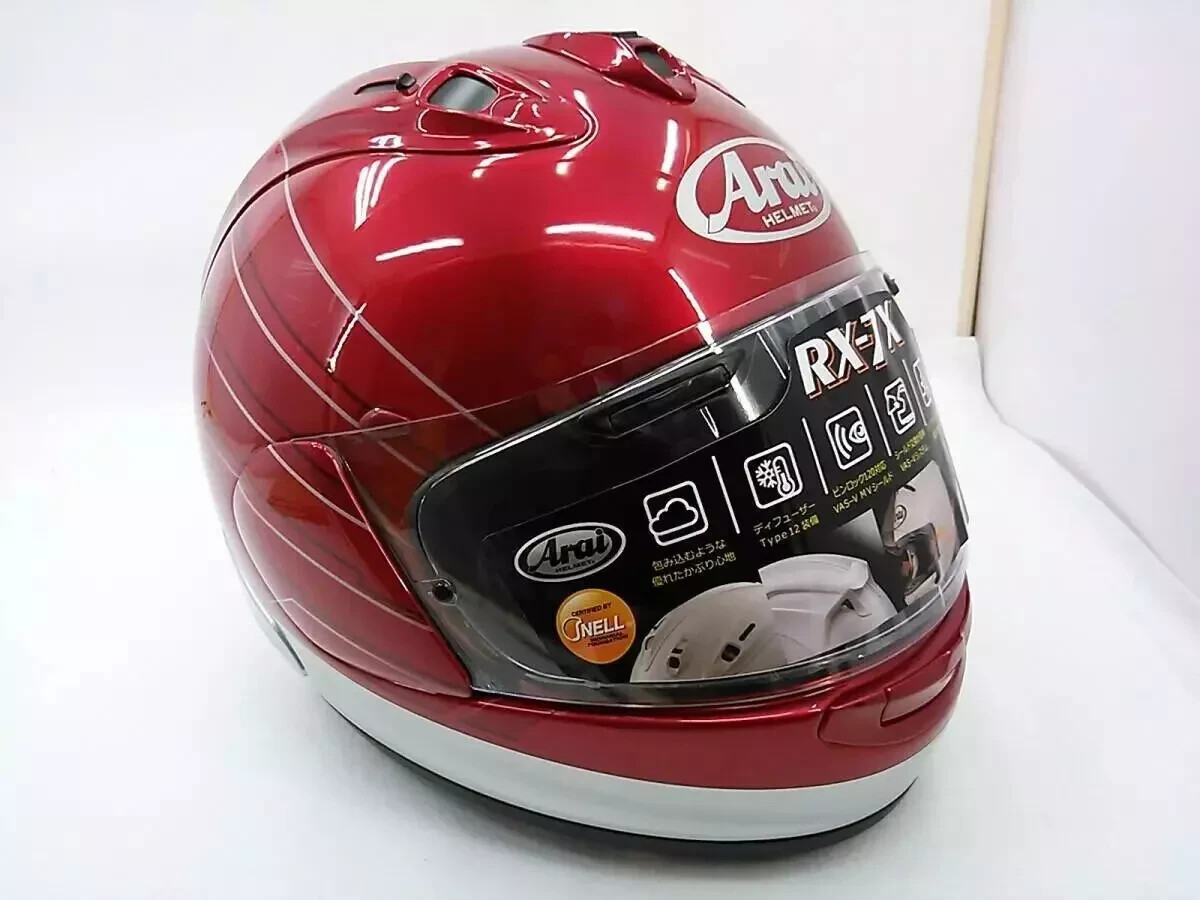 美品 Arai アライ RX-7X GHOST RED ゴースト 赤 サイズM(57