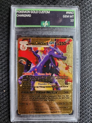 Pokemon Shining Charizard GX GOLD DISPLAY Card MINT CONDITION | eBay