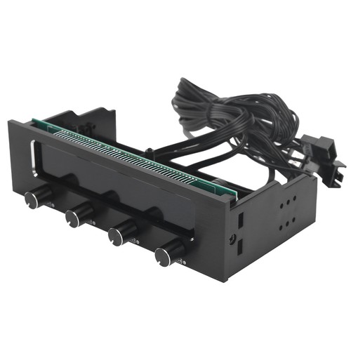 STW-6041 5.25" PC 4 Channel Computer CPU Fan Speed Controller with LCD Monitor - Picture 10 of 12