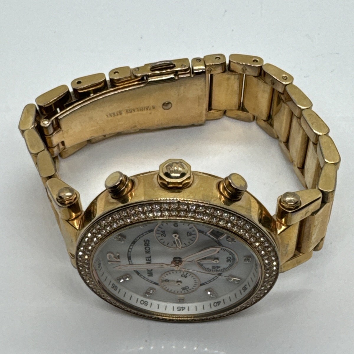 Michael Kors Parker MK5491 Women Rose Gold Analog Dial Quartz Wrist Watch JNA620 MICHAEL KORS MK5491 PARKER ROSE GOLD TONE CHRONOGRAPH DIAL  main image 4