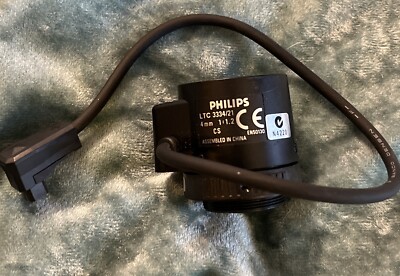 Philips 4mm 1:1.2 LTC 3334/21 TV Zoom Camera Lens Video TV Pro VTG