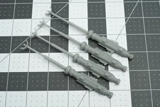 Star Wars Vintage Kenner X Wing Cannons 3D Printed Replacements Smooth finish