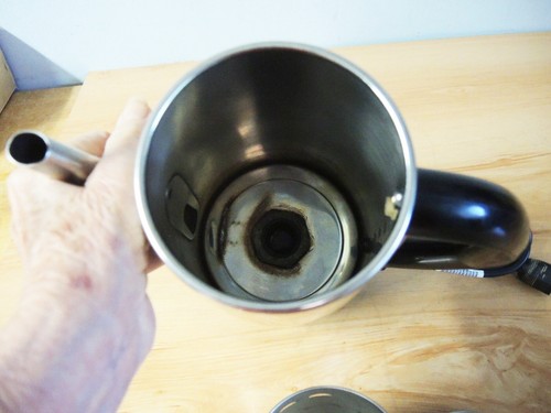 VINTAGE GE AUTOMATICSTAINLESS STEEL PERCOLATOR - 12 CUP - WORKS - Picture 5 of 11