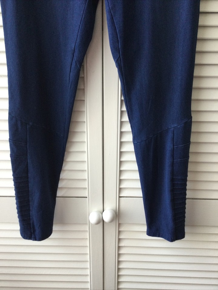 BNWT Papaya Blue Denim Look Leggings Jeggings Size 14 eBay