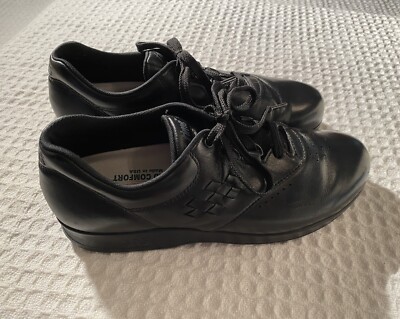 SAS Freetime Men\'s Comfort Walking Shoes Black Leather Size 9.5 W Wide USA Made 81IqrYNjINL._AC_UY300_.jpg main image 4