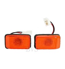 Side Lamp Marker Lamp Lights LR For 1986-1990 Nissan Sentra Sunny B12 Tsuru II