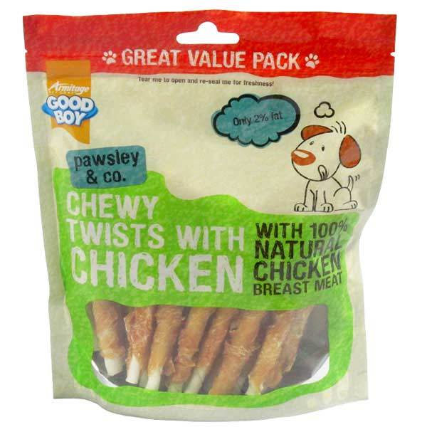 Good Boy 5630 Waggles and Co Chewy Twists With Chicken 320g for Adult
