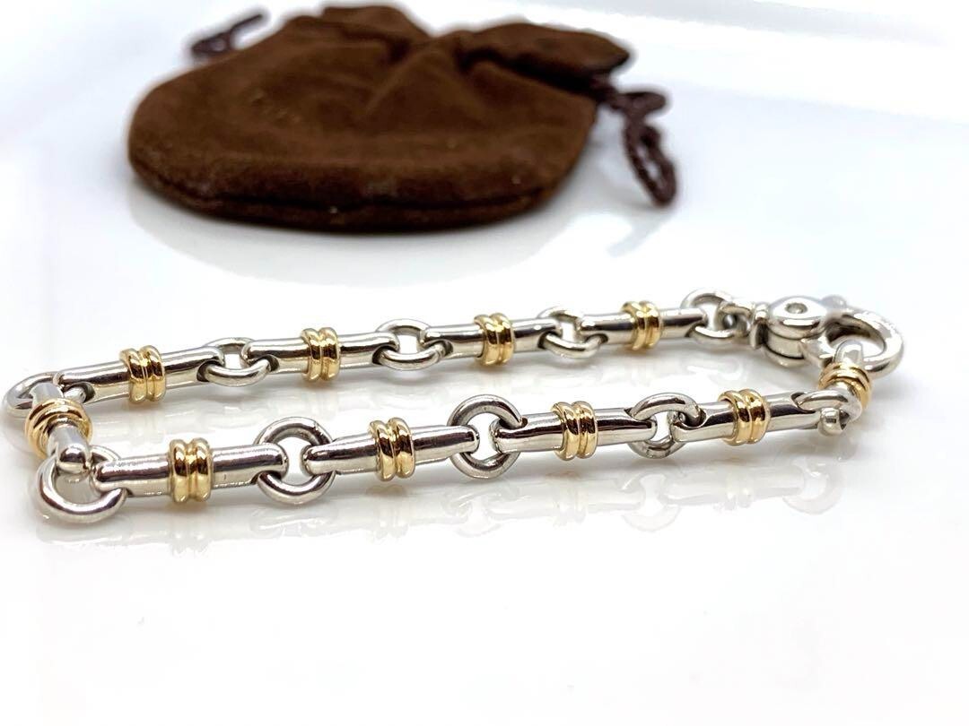 Tiffany & Co. Combination Bracelet Sterling Silver Gold