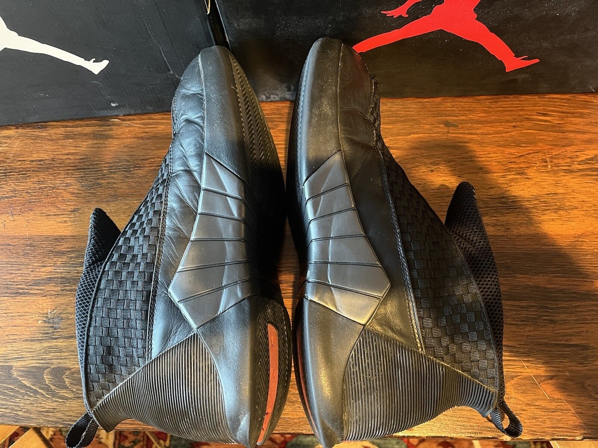 Original 1999 Nike Air Jordan XV 15 OG Stealth Black/Red Original 1999 Nike Air Jordan XV 15 OG Stealth Black/Red