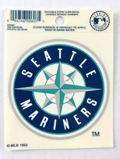 Lot of (60) Seattle Mariners Static Cling Decal 1993 3.5" x 3.75 "