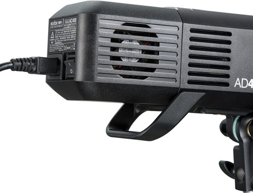 Adaptador de corriente alterna Godox AC400 para flash AD400Pro | Unidad de red de 100-240 V, ventilador refrigerado - Imagen 6 de 8