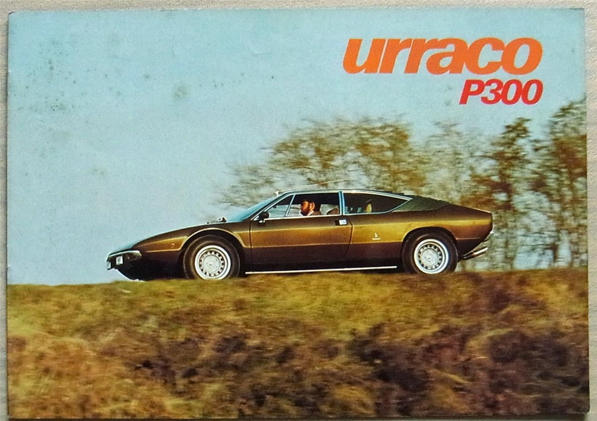 Lamborghini Urraco P300 カタログ Lamborghini urraco P300 セールスカタログ