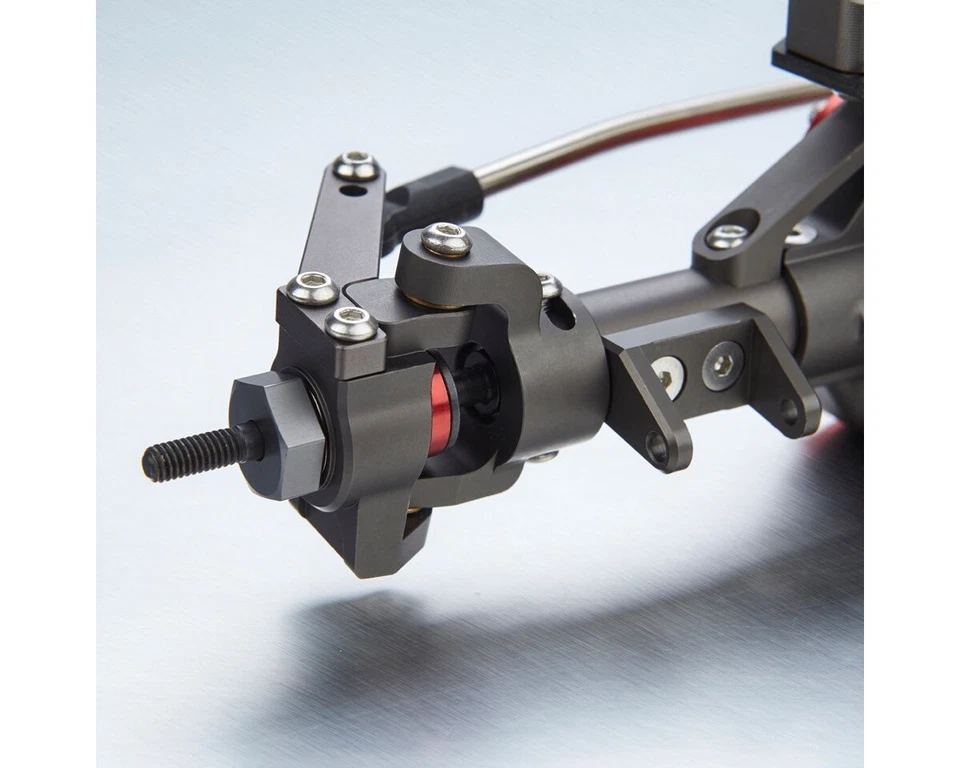 TFL Racing Antriebseinheit vorne komplett V2 für Axial SCX10 rot TC1507-21T  - Bild 4 von 4