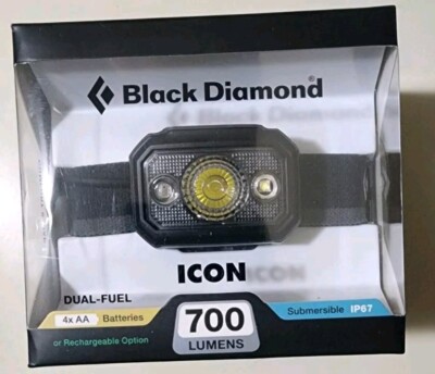 New Black Diamond Equipment - Icon 700 Headlamp - Graphite One Size its all