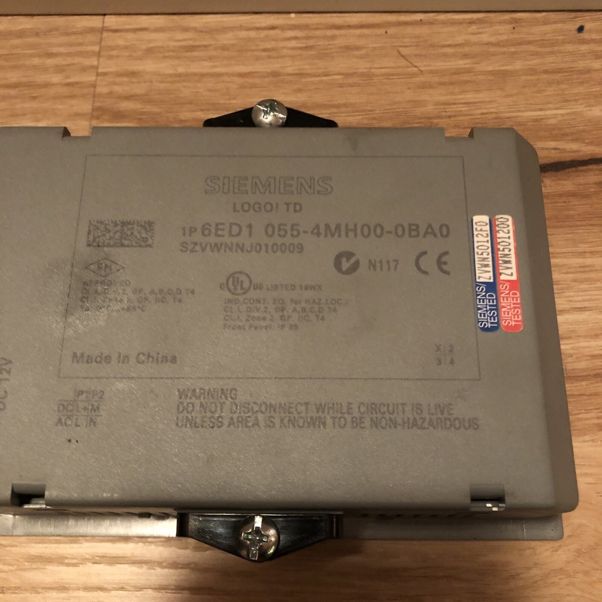 Siemens LOGO! TD – 6ED1 055-4MH00-0BA0, Gebraucht Produktbild-Vorschau 2