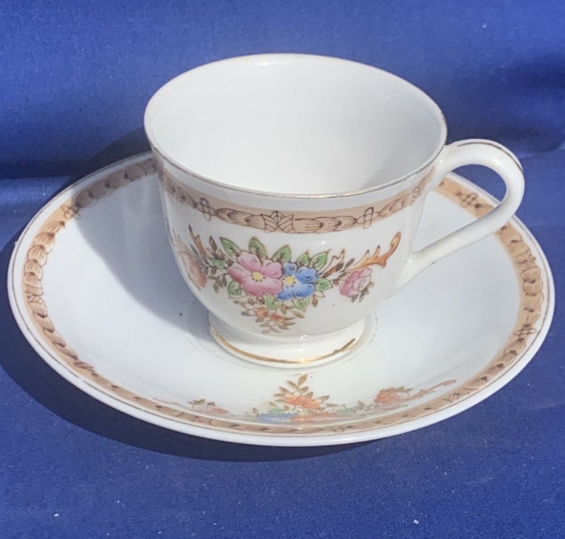 Antique MADE IN OCCUPIED JAPAN Tea Cup & Saucer Set