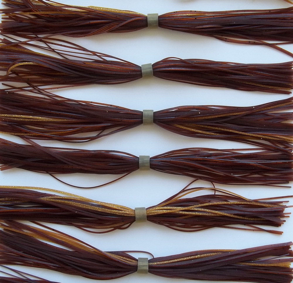 (25) Custom Silicone Spinnerbait/Buzzbait/Jig Skirts-(Mudpuppy)-Bass Fishing-NEW - Image 3