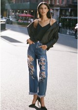 NWT Anthropologie Pilcro The Joey High-Rise Straight Jeans Size 32  148 Orig. 