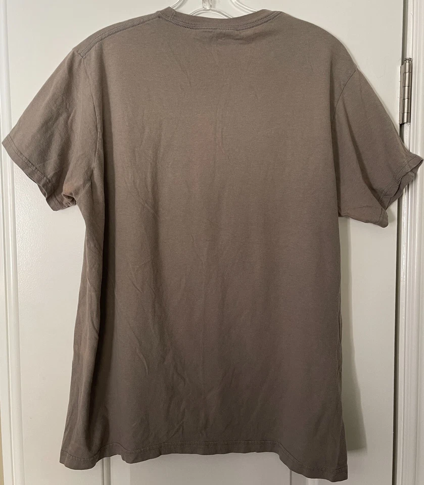 Camiseta Metallica Vintage Años 90 Diseño Cabeza de Pushead Calaveras Marrón Talla Grande Foto 2 de 4