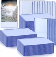 3x4 Inch Card Sleeves Top Loaders Baseball Card Protectors Hard Plastic 100Pcs
