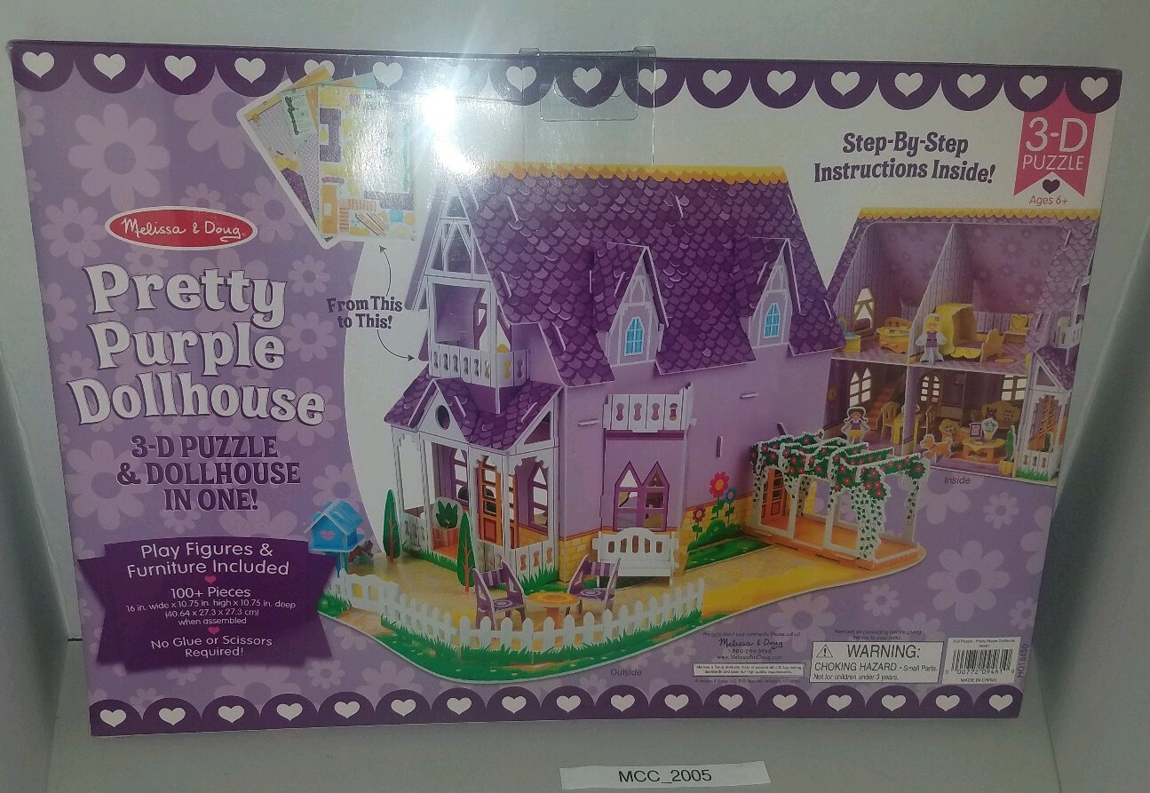melissa and doug 3d puzzle dollhouse