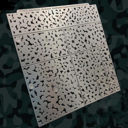 Camouflage Leakage Spray Board Stenciling Template for Military Model - Picture 1 of 5