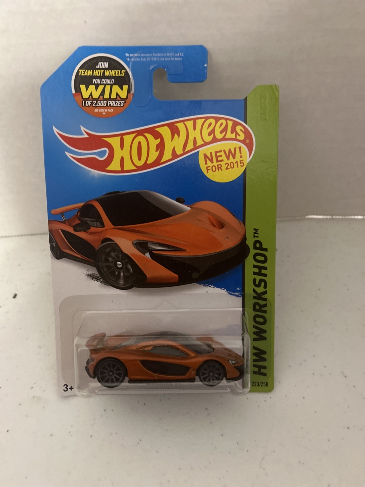 Hot Wheels 2015 HW Workshop McLaren P1 #223/250