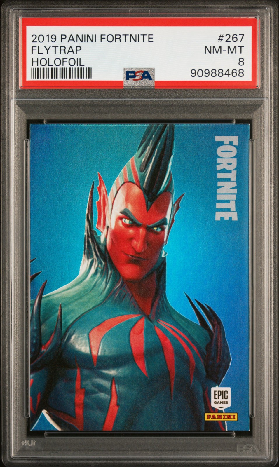 2019 Panini Fortnite Flytrap Holofoil #267 PSA 8